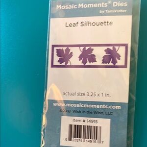 Mosaic Moments Leaf Silhouette Dies